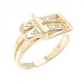 K18YG ダイヤモンド リング 0.05CT
