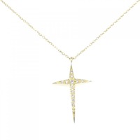 K18YG ダイヤモンド ネックレス 0.09CT