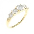 K18YG ダイヤモンド リング 1.00CT