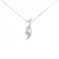 PT フラワー トルマリン ネックレス 0.23CT