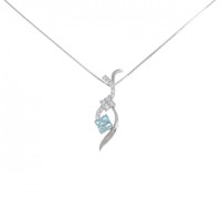 PT フラワー トルマリン ネックレス 0.23CT