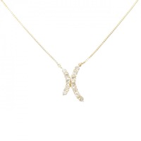 K18YG ダイヤモンド ネックレス 0.40CT