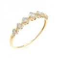 K18YG ダイヤモンド リング 0.30CT