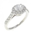 PT ダイヤモンド リング 0.512CT D SI1 オーバルカット