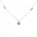 K18WG/K18PG ダイヤモンド ネックレス 0.601CT
