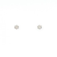 PT ソリティア ダイヤモンド ピアス 0.50CT