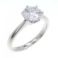 【リメイク】PT ダイヤモンド リング 1.005CT D VS2 EXT