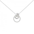 K18WG ダイヤモンド ネックレス 0.30CT