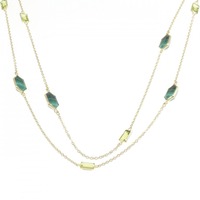 K18YG マラカイト ネックレス