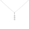 K18WG ダイヤモンド ネックレス 0.30CT