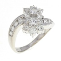 PT フラワー ダイヤモンド リング 1.00CT