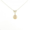 K18YG 白蝶パール ネックレス 10.5mm
