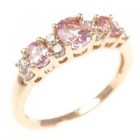 K18PG インペリアルトパーズ リング 0.75CT