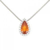 PT ガーネット ネックレス 6.281CT