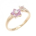 ポンテヴェキオ フラワー サファイヤ リング 0.23CT