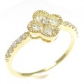 K18YG ダイヤモンド リング 0.50CT