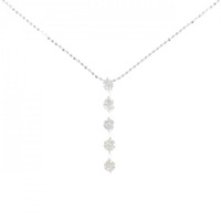 K18WG ダイヤモンド ネックレス 0.50CT