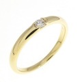 K18YG ダイヤモンド リング 0.07CT