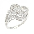 PT フラワー ダイヤモンド リング 0.73CT