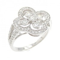 PT フラワー ダイヤモンド リング 0.73CT
