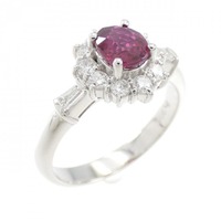 PT ルビー リング 0.74CT