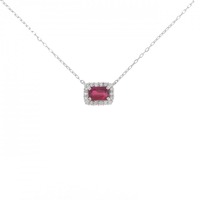 【リメイク】PT ルビー ネックレス 1.11CT ビルマ産