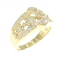 K18YG ダイヤモンド リング 0.30CT