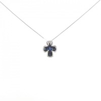 K18WG サファイヤ ネックレス 0.55CT