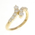 K18YG ダイヤモンド リング 0.53CT