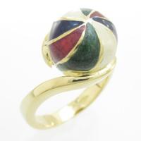 750YG エナメルリング