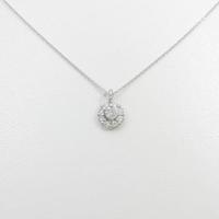 【リメイク】K18WG ダイヤモンドネックレス