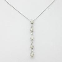 PT／K18WG ダイヤモンドネックレス