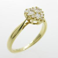 ポンテヴェキオ ハート ダイヤモンドリング