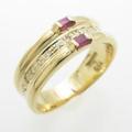 750YG ルビーリング