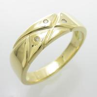 【新品】K18YG ダイヤモンドリング