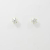 【リメイク】K18YG ダイヤモンドピアス 0．239ct・0．260ct・H・VS2・GOOD