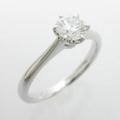 【リメイク】プラチナダイヤモンドリング 0．414ct・D・VS2・GOOD