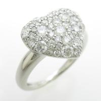 PT ハート パヴェ ダイヤモンドリング