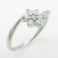 PT フラワー ダイヤモンドリング