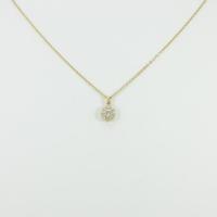K18YG ダイヤモンドネックレス15％引き
