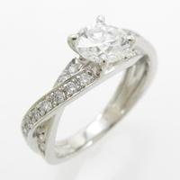 【リメイク】プラチナダイヤモンドリング 1．013ct・D・VS1・GOOD