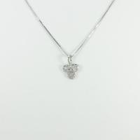 K14WG ダイヤモンドネックレス