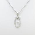 プラチナダイヤモンドネックレス 0．322ct・E・SI1・VERYGOOD