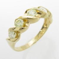 K18YG ダイヤモンドリング20％引き