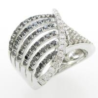 K18WG ダイヤモンドリング