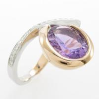 18KWG／18KPG アメジストリング