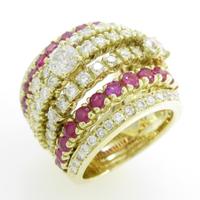 K18YG ルビーリング