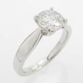 【リメイク】プラチナダイヤモンドリング 1．015ct・H・SI2・GOOD