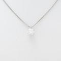 【リメイク】プラチナダイヤモンドネックレス 0．605ct・F・SI2・GOOD