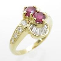 K18YG ルビーリング20％引き